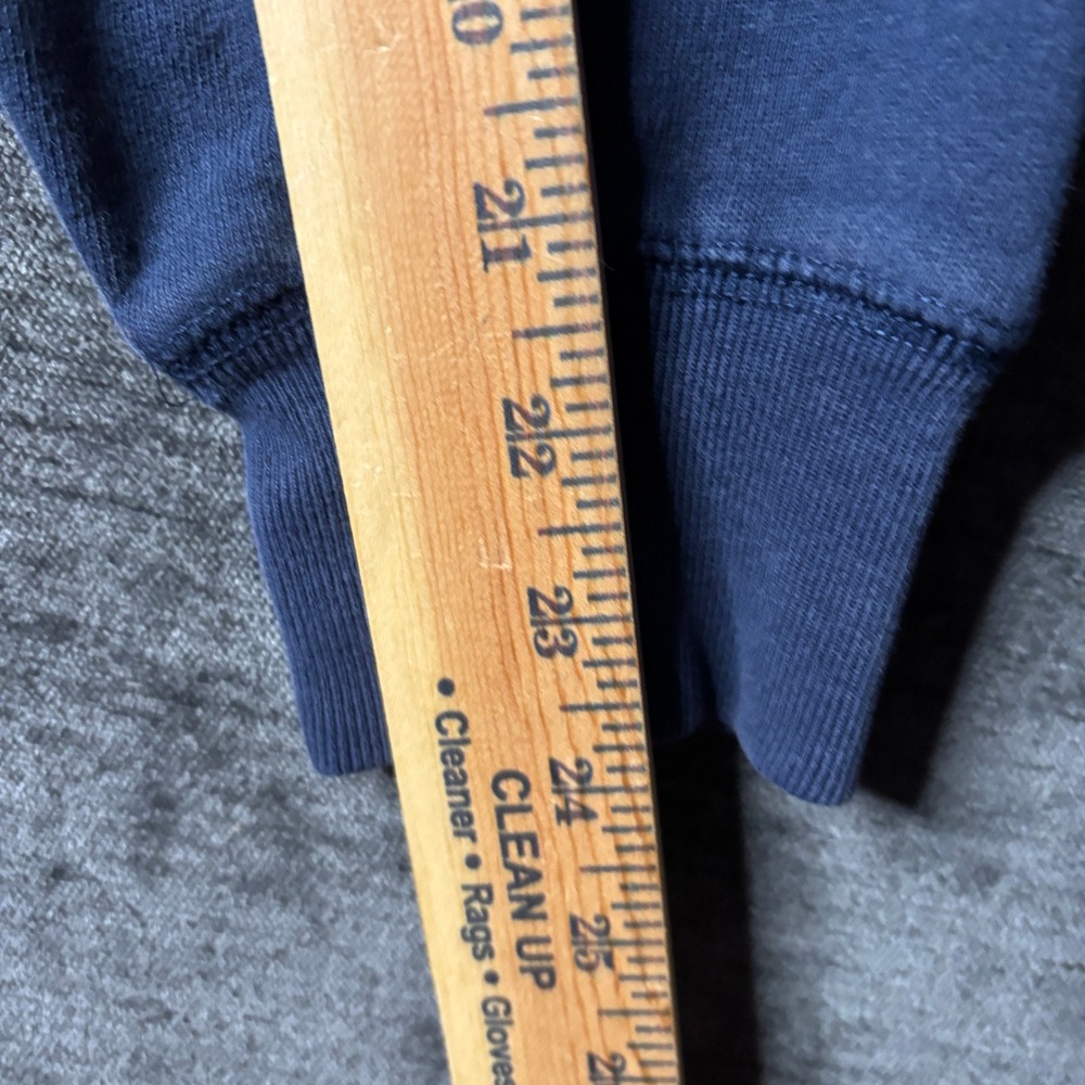 Vintage Y2K Aeropostale Athletics Navy Blue Hoodie Sweatshirt S Skater Grunge - Picture 8 of 8